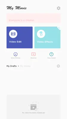 MyMovie - Video Editor for Youtube, Music android App screenshot 0