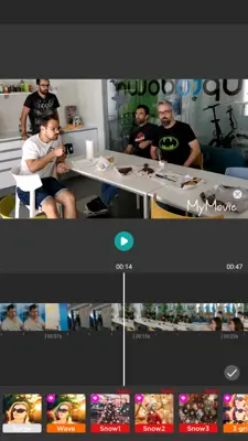 MyMovie - Video Editor for Youtube, Music android App screenshot 1